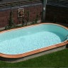 Немецкий бассейн Summer Fun овальный 7x3.5x1.5 м