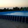 Каркасный летний бассейн для парка 10 x 12 x 1.32 метра